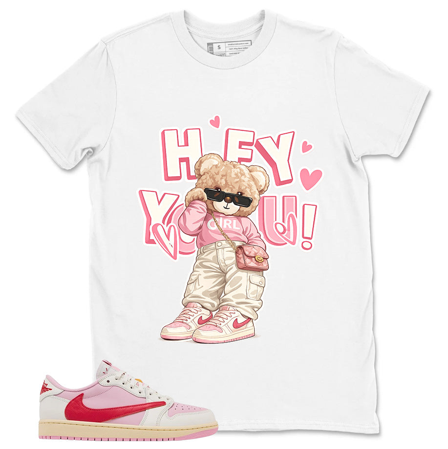 Sail Tropical Pink Travis Scott 1s Zadago Shirt Hey You Graphic
