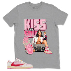 Sail Tropical Pink Travis Scott 1s Zadago Shirt Kiss My Sole Graphic