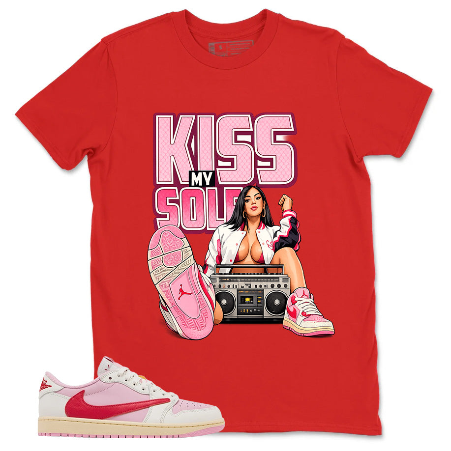 Sail Tropical Pink Travis Scott 1s Zadago Shirt Kiss My Sole Graphic