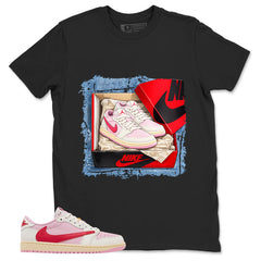 Sail Tropical Pink Travis Scott 1s Zadago Shirt New Kicks Graphic