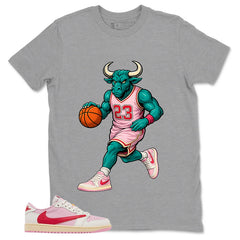 Sail Tropical Pink Travis Scott 1s Zadago Shirt Raging Bull Graphic
