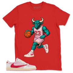 Sail Tropical Pink Travis Scott 1s Zadago Shirt Raging Bull Graphic