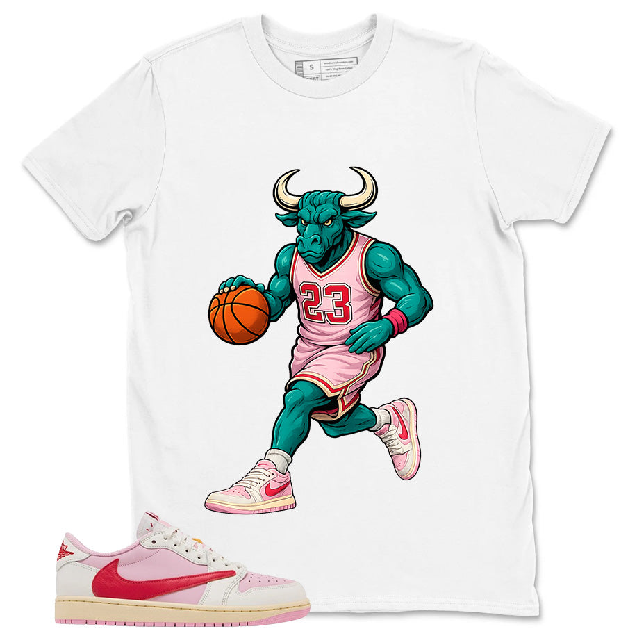Sail Tropical Pink Travis Scott 1s Zadago Shirt Raging Bull Graphic
