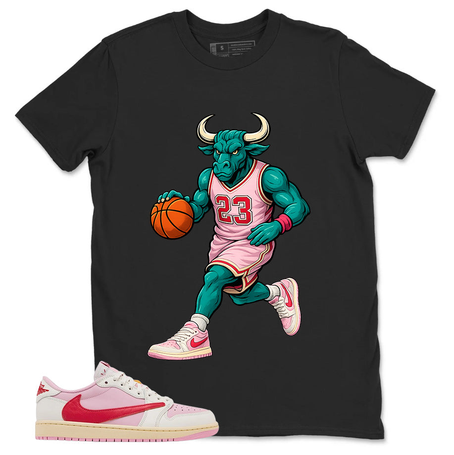 Sail Tropical Pink Travis Scott 1s Zadago Shirt Raging Bull Graphic