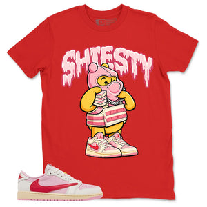 Sail Tropical Pink Travis Scott 1s Zadago Shirt Shiesty Pooh Graphic