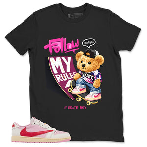 Sail Tropical Pink Travis Scott 1s Zadago Shirt Skate Boy Graphic