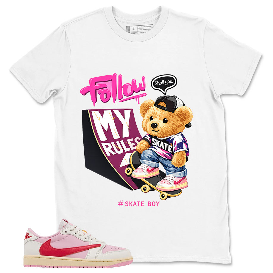 Sail Tropical Pink Travis Scott 1s Zadago Shirt Skate Boy Graphic