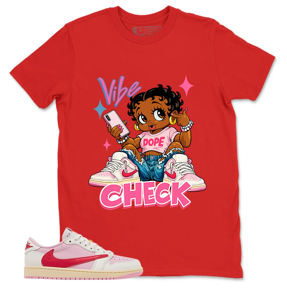 Sail Tropical Pink Travis Scott 1s Zadago Shirt Vibe Check Graphic