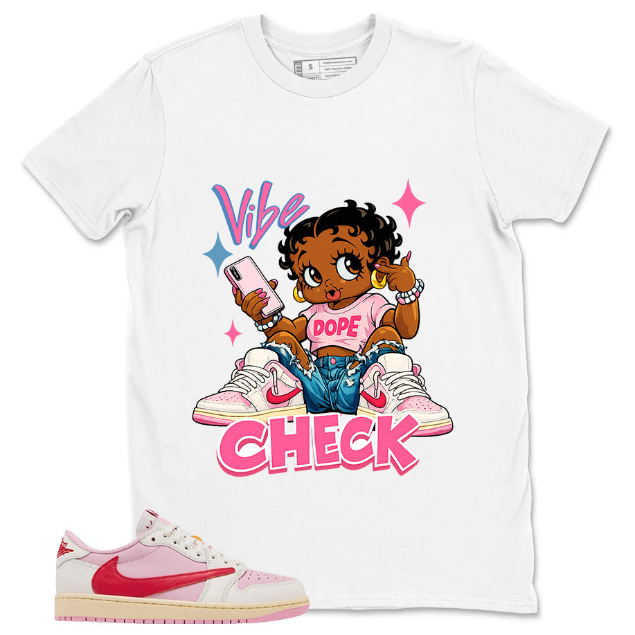 Sail Tropical Pink Travis Scott 1s Zadago Shirt Vibe Check Graphic