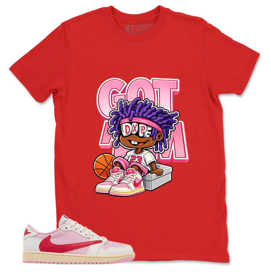 Sail Tropical Pink Travis Scott 1s Zadago Washed T-shirt Don't Forget Smile Graphic