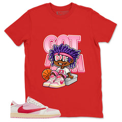 Sail Tropical Pink Travis Scott 1s Zadago Washed T-shirt Don't Forget Smile Graphic