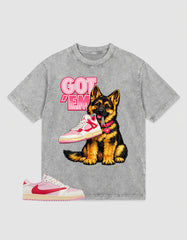 Sail Tropical Pink Travis Scott 1s Zadago Washed T-shirt Got 'Em GS Graphic