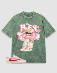 Sail Tropical Pink Travis Scott 1s Zadago Shirt Washed T-shirt Hey You Graphic