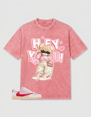Sail Tropical Pink Travis Scott 1s Zadago Shirt Washed T-shirt Hey You Graphic