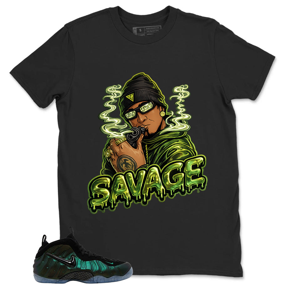 Savage Shirt - Match Air Foamposite Pro Pine Green