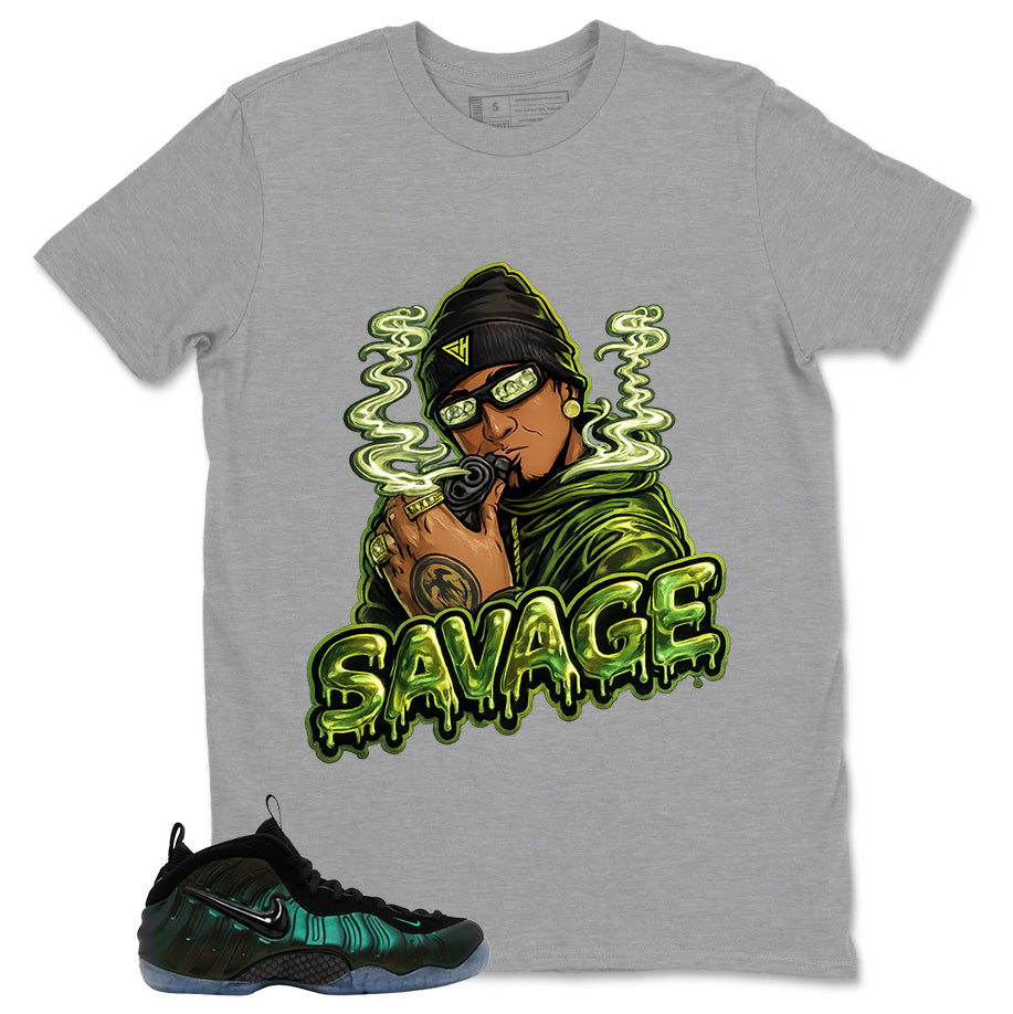 Savage Shirt - Match Air Foamposite Pro Pine Green