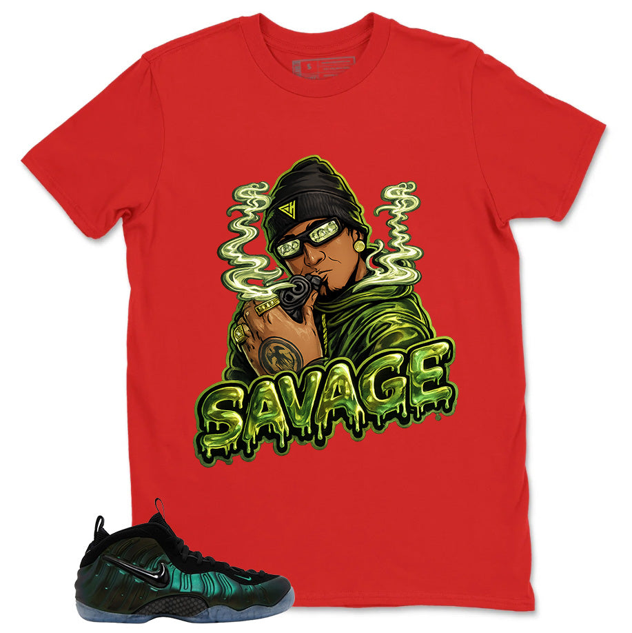 Savage Shirt - Match Air Foamposite Pro Pine Green