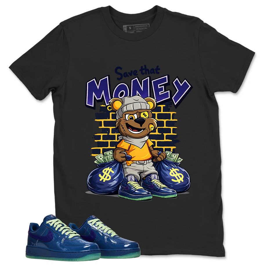 Save That Money Graphic Tee, Shirt to Match Air Force 1 Mystic Navy, Air Force 1 Unisex Shirt