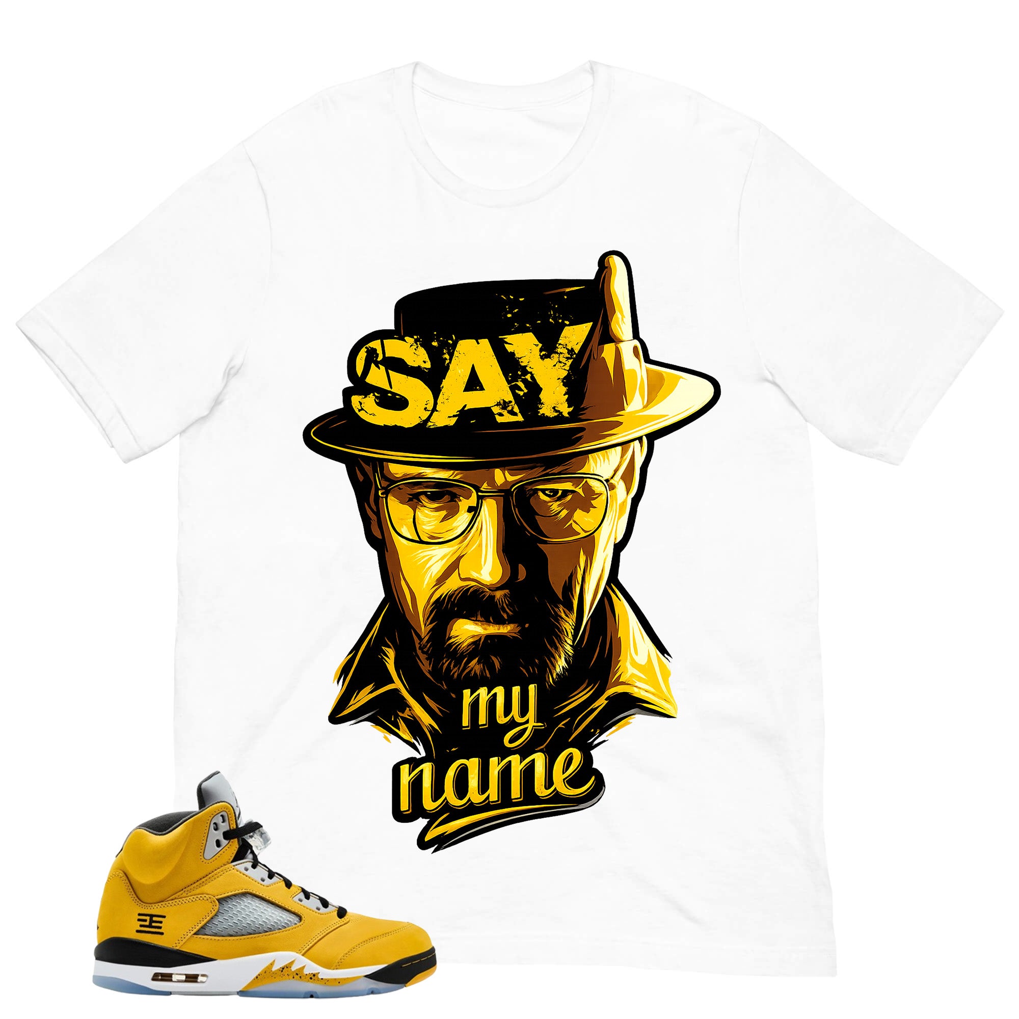 Graphic Tee Say My Name Shirt - Matching Air Jordan 5 T23 Tokyo