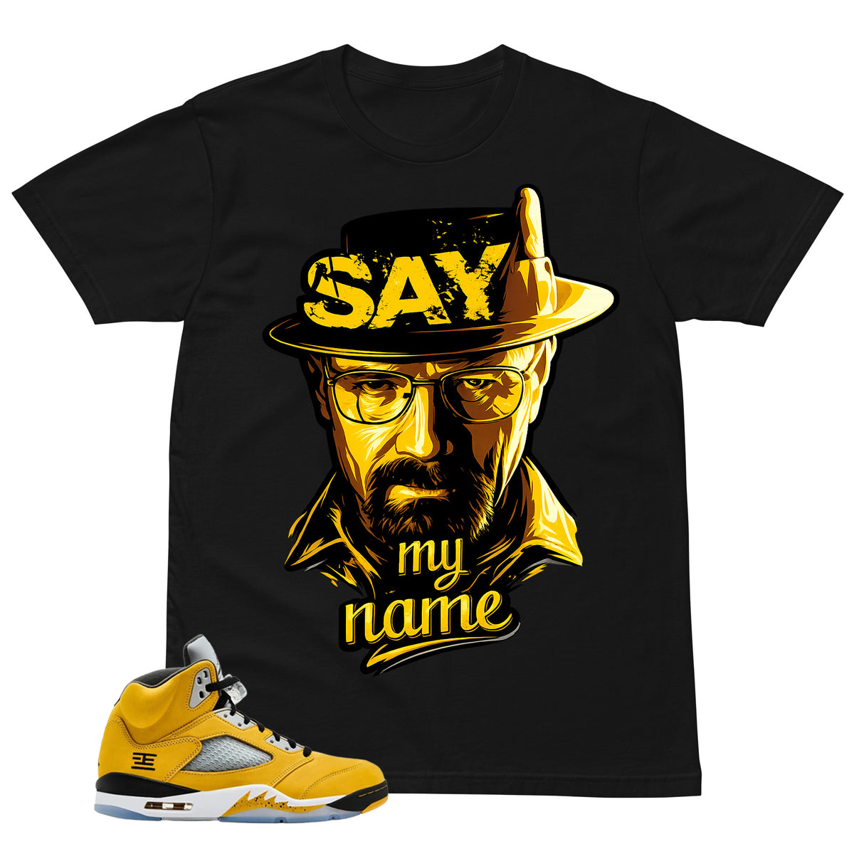 Graphic Tee Say My Name Shirt - Matching Air Jordan 5 T23 Tokyo