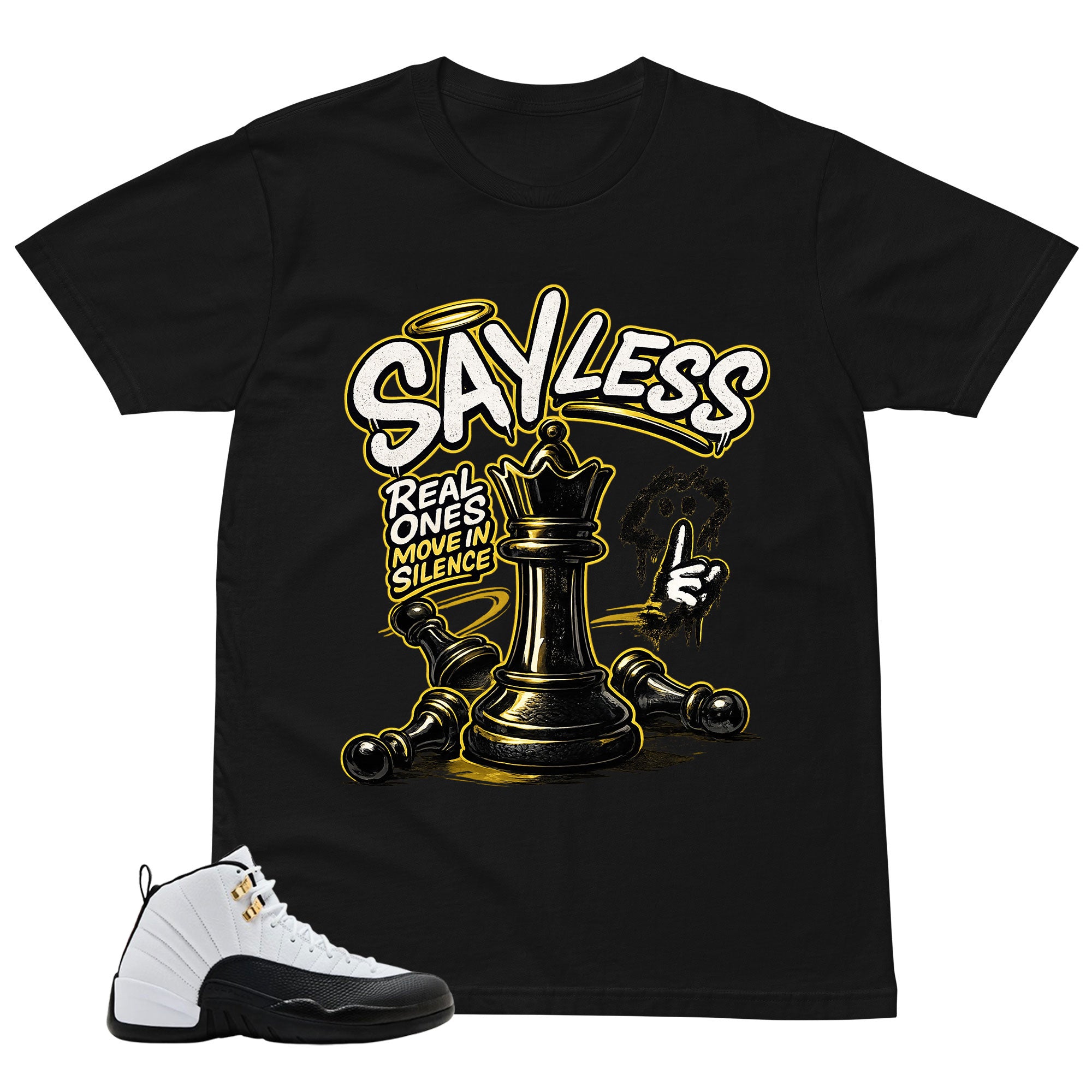 Sayless Shirt - Match Air Jordan 12 'Taxi'