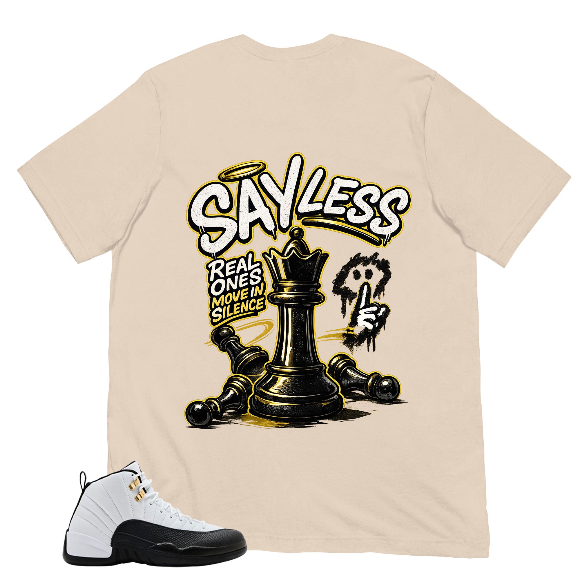 Sayless Shirt - Match Air Jordan 12 'Taxi'