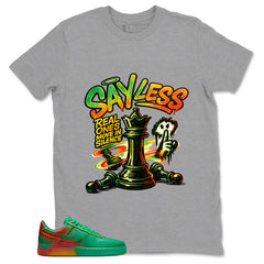 Sayless Shirt - Match Air Force 1 Stadium Green Crimson