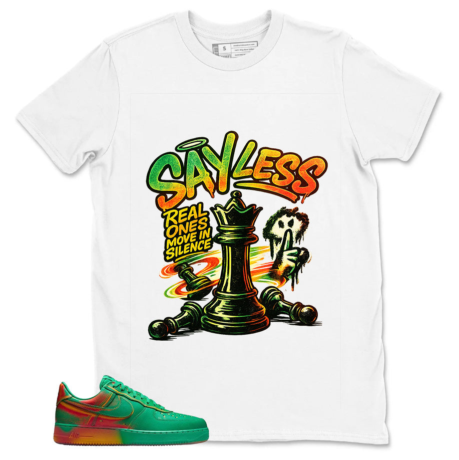 Sayless Shirt - Match Air Force 1 Stadium Green Crimson