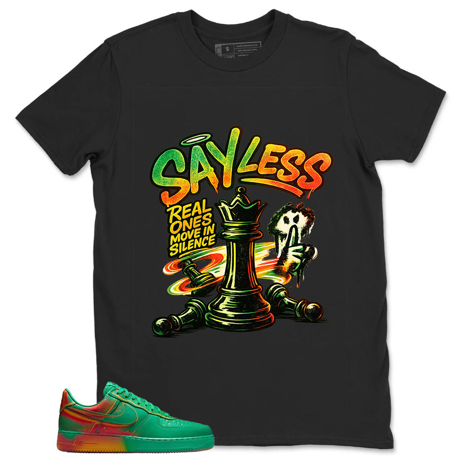Sayless Shirt - Match Air Force 1 Stadium Green Crimson