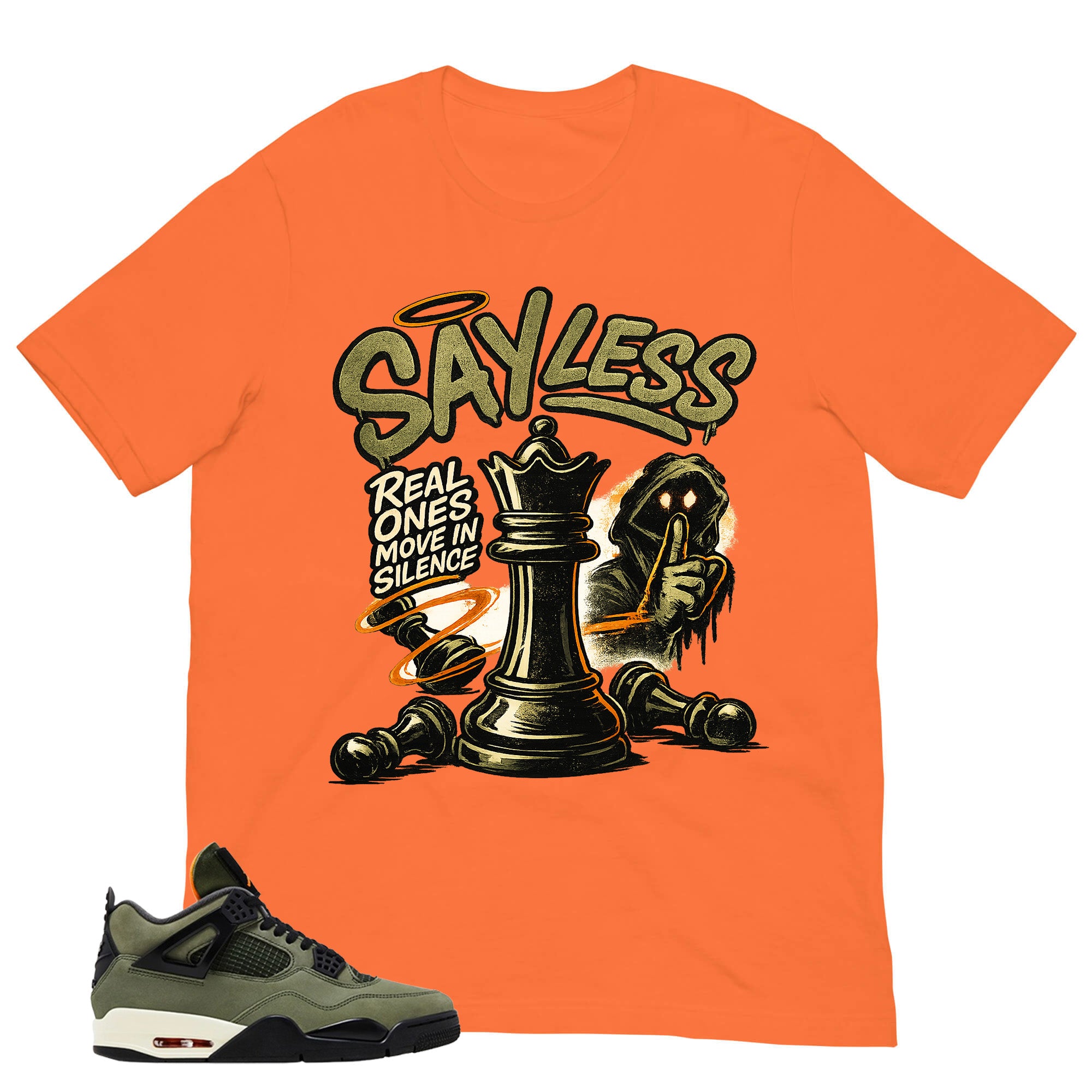 Sayless Shirt - Match  Air Jordan 4 Undefeated