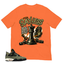 Sayless Shirt - Match  Air Jordan 4 Undefeated
