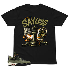 Sayless Shirt - Match  Air Jordan 4 Undefeated