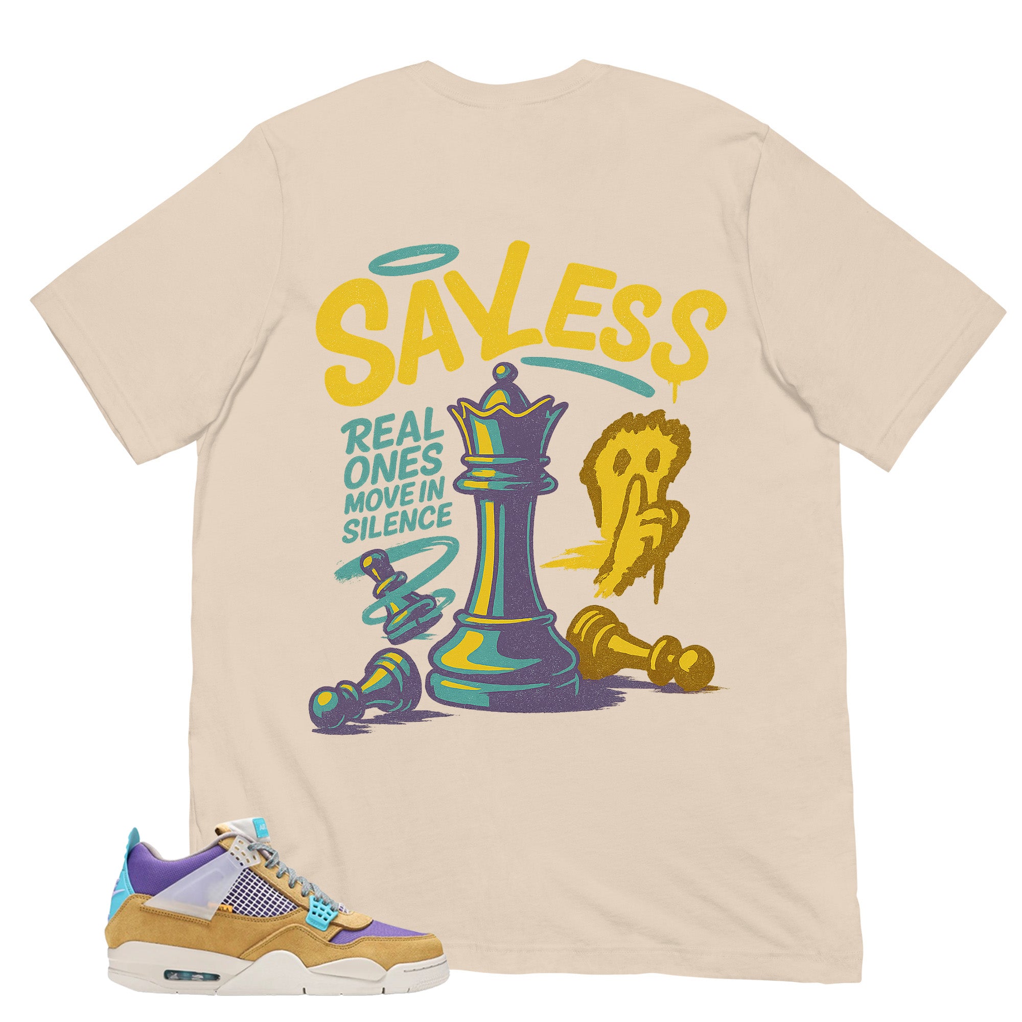Sayless Shirt - Match Union LA x Air Jordan 4 Desert Moss