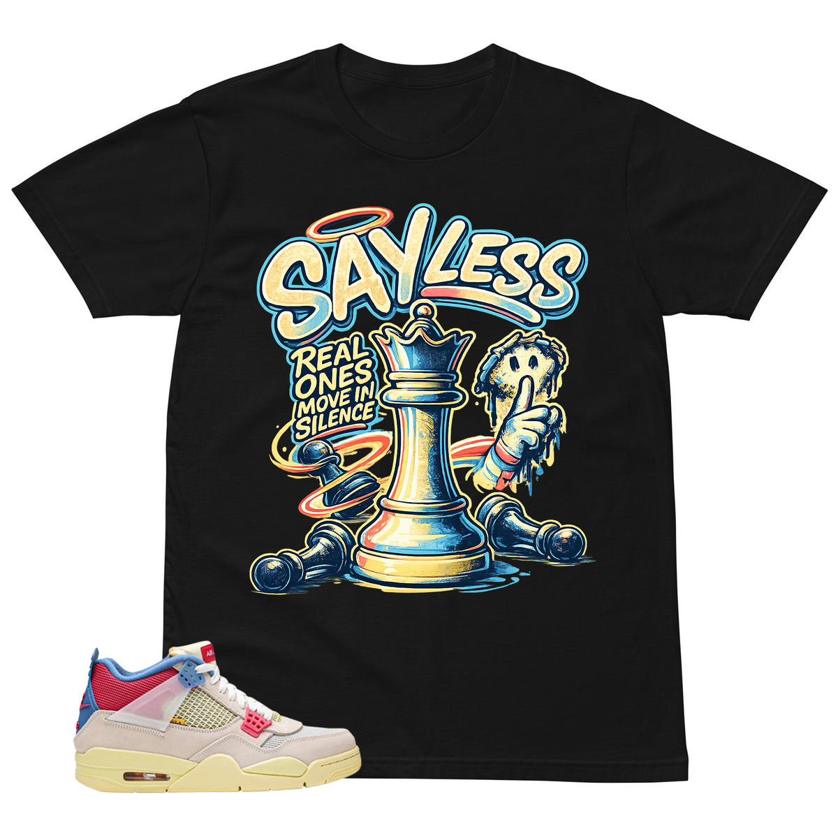 Sayless Shirt - Match Union LA x Air Jordan 4 Guava Ice