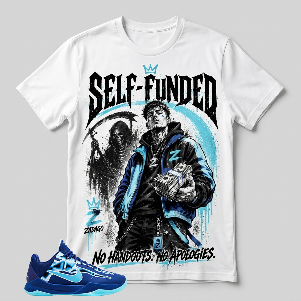 Self-Funded Graphic Tee - Shirt To Match Kobe 5 Protro X-Ray