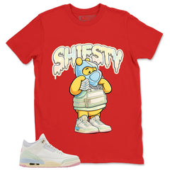Shiesty Bear Shirt - Match Air Jordan 3 Spring is In The Air