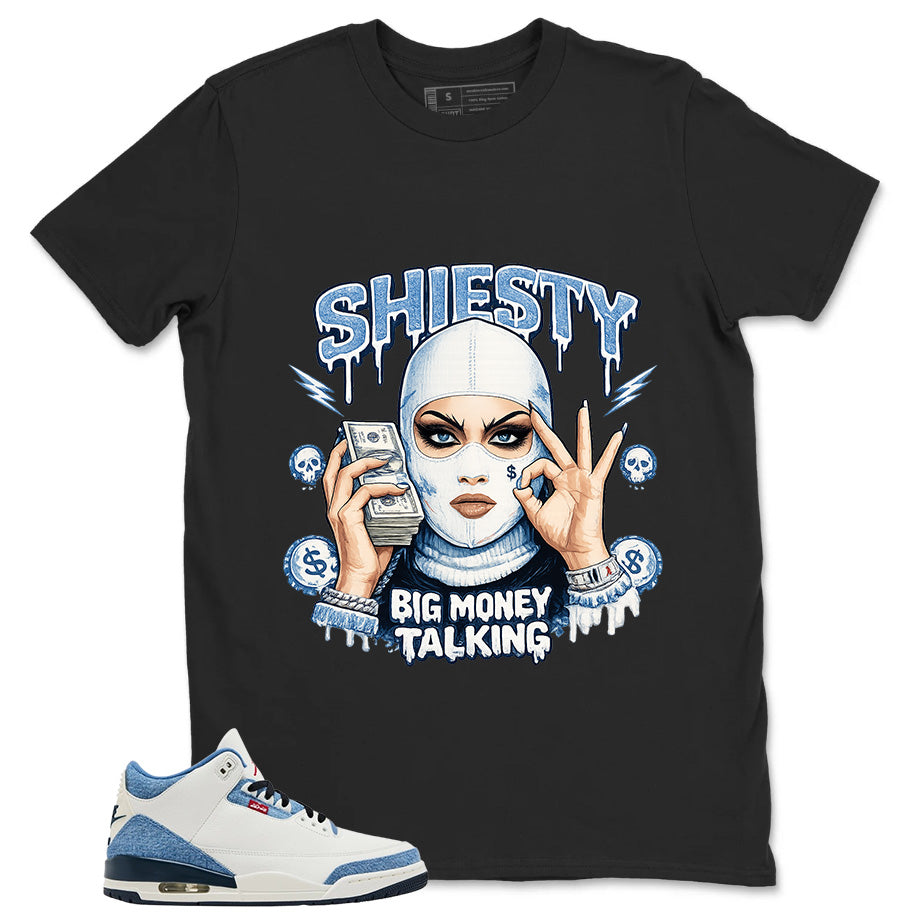 Shiesty Big Money Talking Shirt - Match Levi’s x Air Jordan 3 Retro 'All-Star'