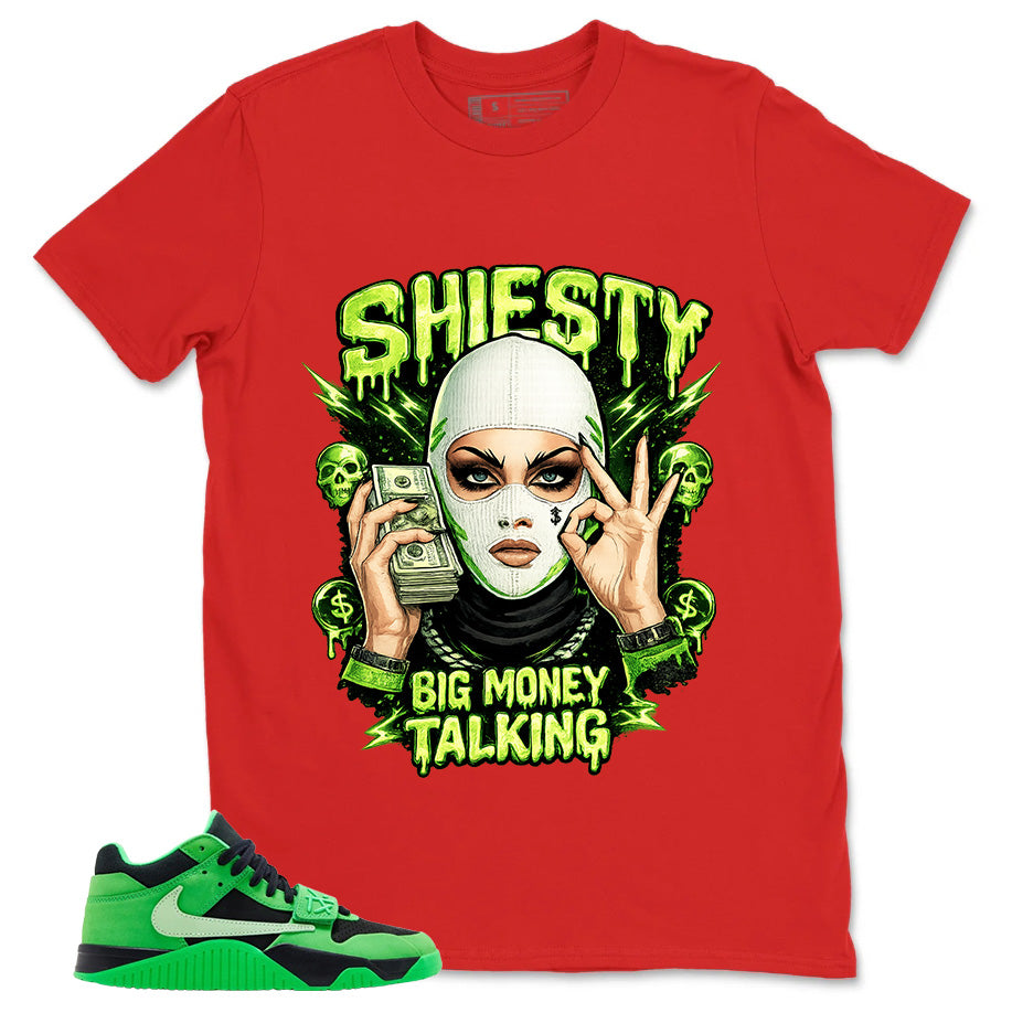 Shiesty Big Talking Money Shirt - Match Travis Scott x Air Jordan Jumpman Jack Green Spark