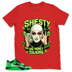 Shiesty Big Talking Money Shirt - Match Travis Scott x Air Jordan Jumpman Jack Green Spark