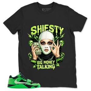 Shiesty Big Talking Money Shirt - Match Travis Scott x Air Jordan Jumpman Jack Green Spark