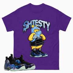 Shiesty Pooh Graphic Tee, Shirt to Match Air Foamposite One Galaxy, Air Foamposite Unisex Black Shirt