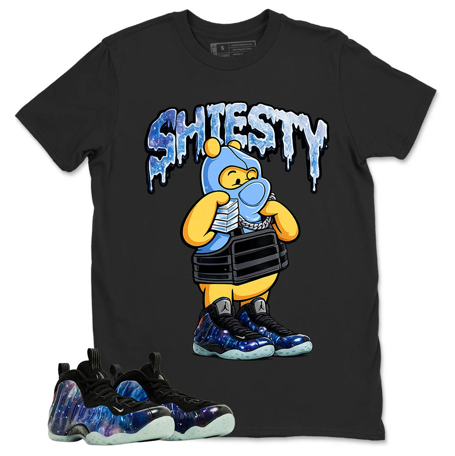 Shiesty Pooh Graphic Tee, Shirt to Match Air Foamposite One Galaxy, Air Foamposite Unisex Black Shirt