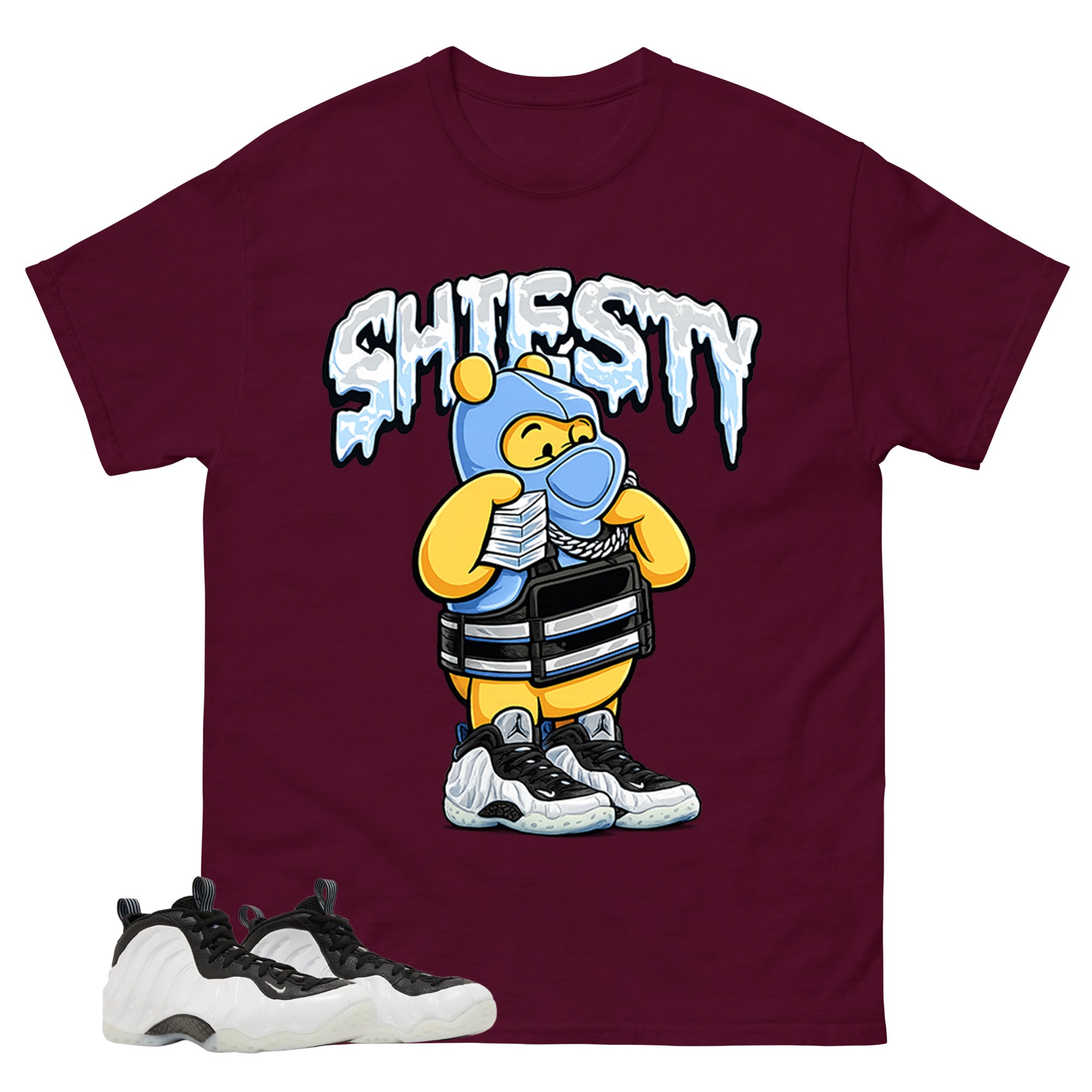 Shiesty Pooh Graphic Tee - Shirt to Match Air Foamposite One Penny