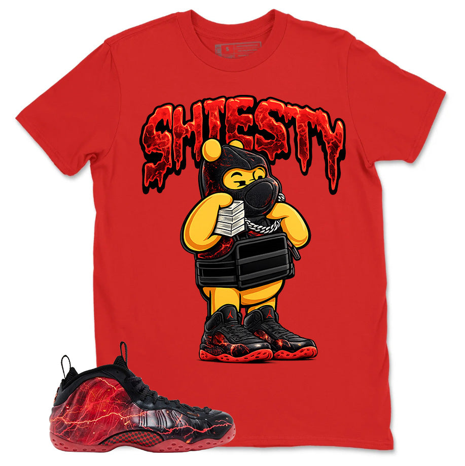 Shiesty Pooh Graphic Tee, Shirt to Match Air Foamposite Stranger Things, Air Foamposite Unisex Blue Shirt