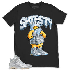 Shiesty Pooh Shirt - Match Air Jordan 6 x Paris Saint-Germain Metallic Silver