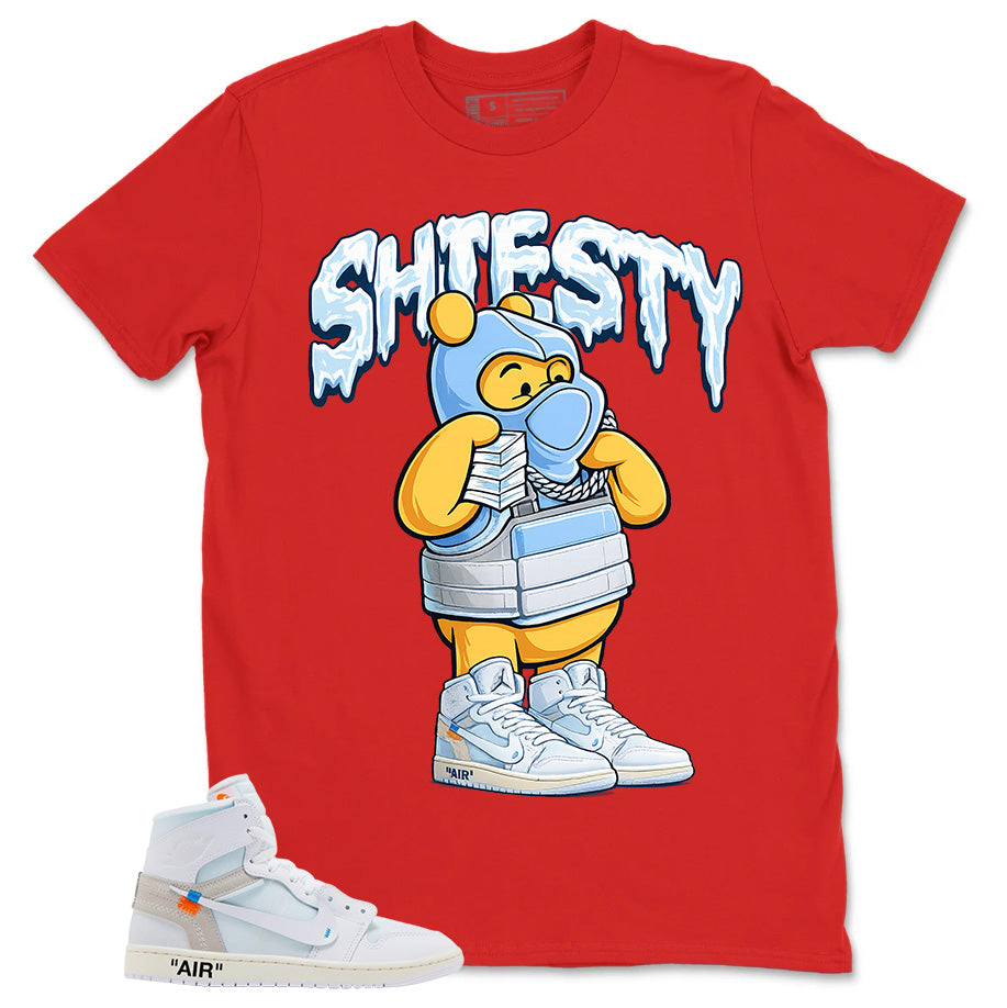 Shiesty Pooh Shirt - Match Virgil Abloh x Air Jordan 1 Alaska