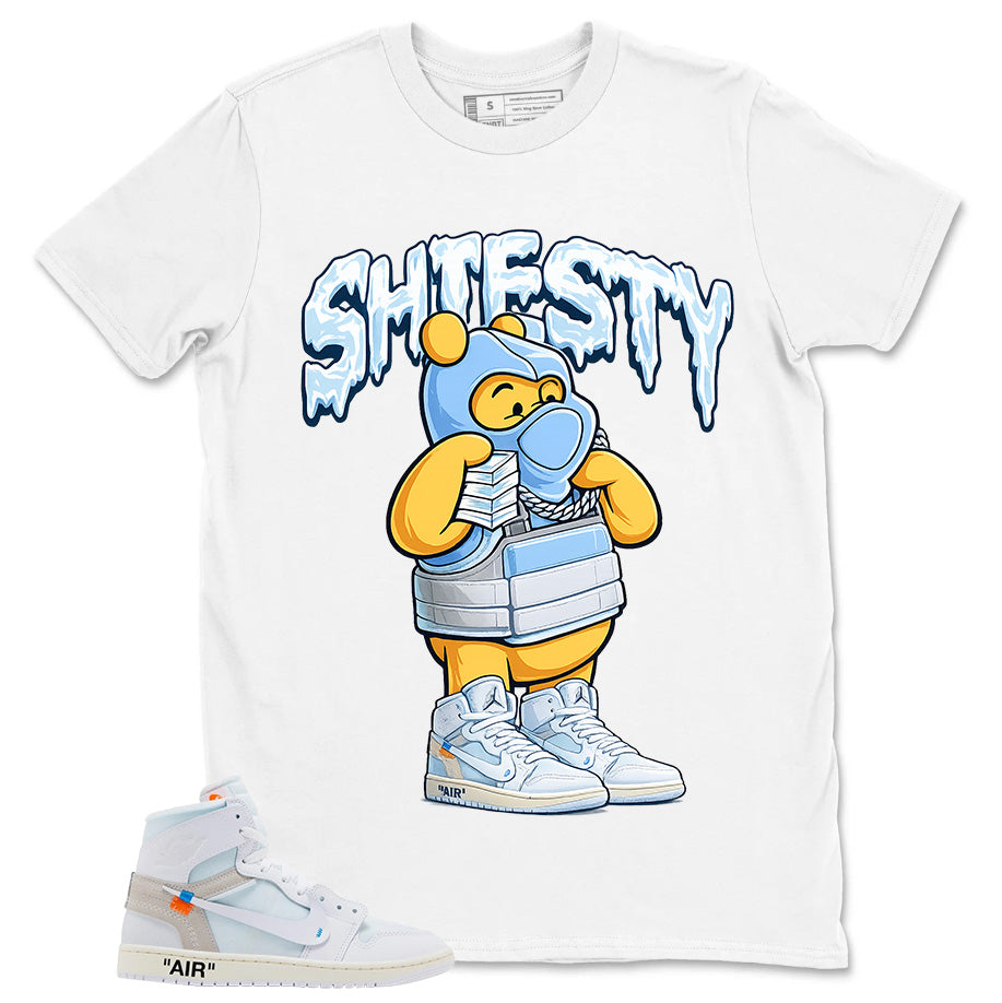 Shiesty Pooh Shirt - Match Virgil Abloh x Air Jordan 1 Alaska