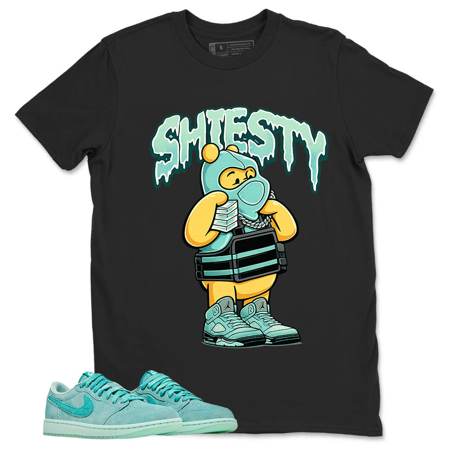 Shiesty Pooh Shirt - Match Womens Air Jordan 1 Washed Teal