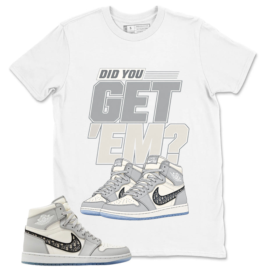 Graphic T-shirt to Match Wolf Grey 1s - Did You Get Em Graphic