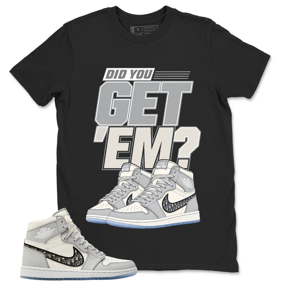 Graphic T-shirt to Match Wolf Grey 1s - Did You Get Em Graphic